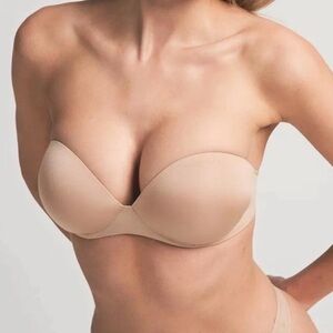 SKIMS *NWT Ultimate Push Up Strapless Bra | Clay